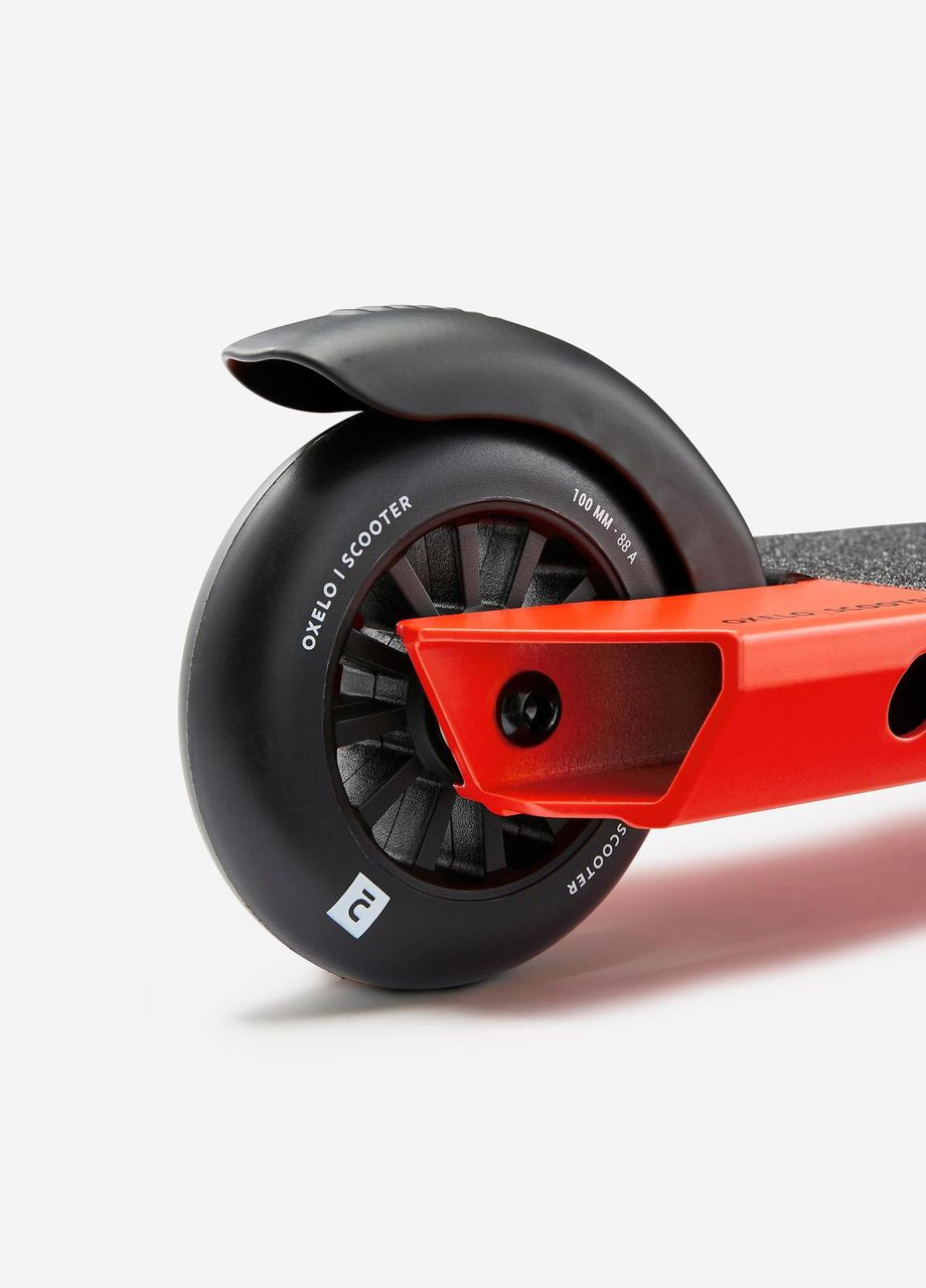 Самокат трюковий MF100 для фристайлу червоний Oxelo (323459469)