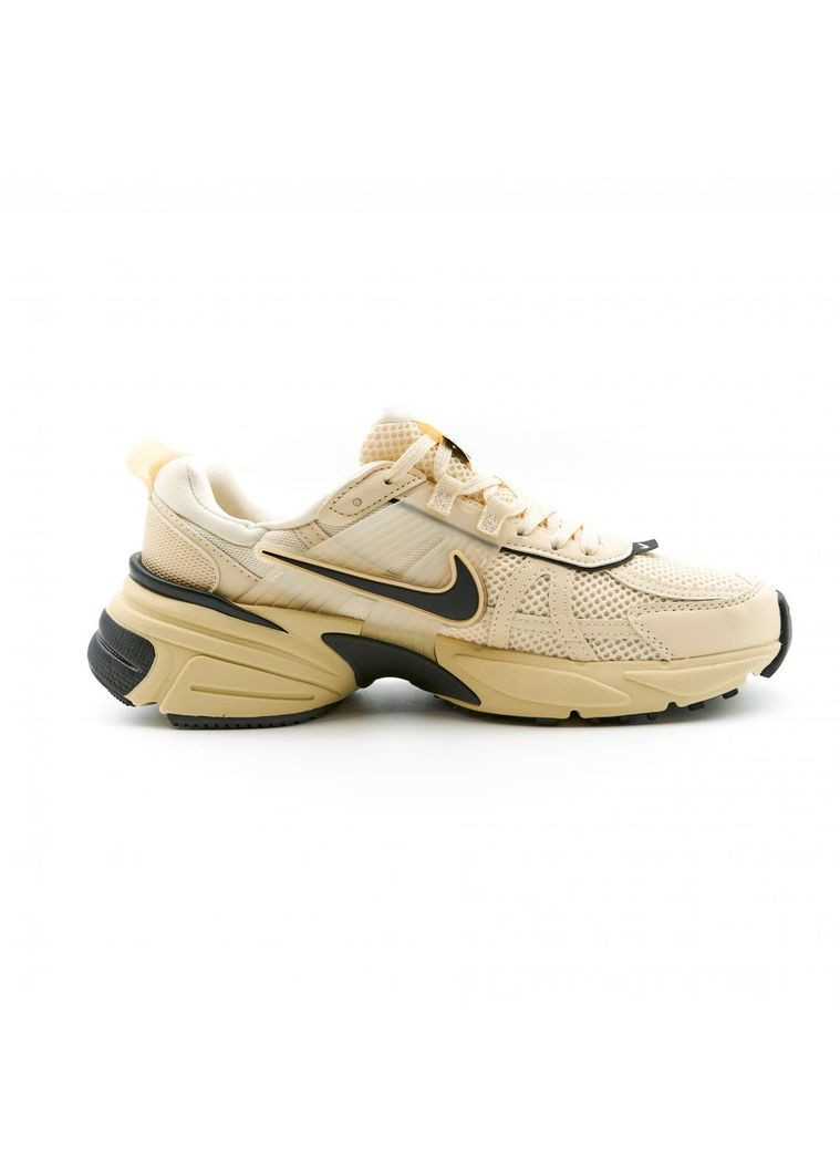 КРОССОВКИ ЖЕНСКИЕ NIKE RUNTEKK BEIGE НАЙК В2К РАНТЕКК No Brand бежевые демисезоны (367170393)
