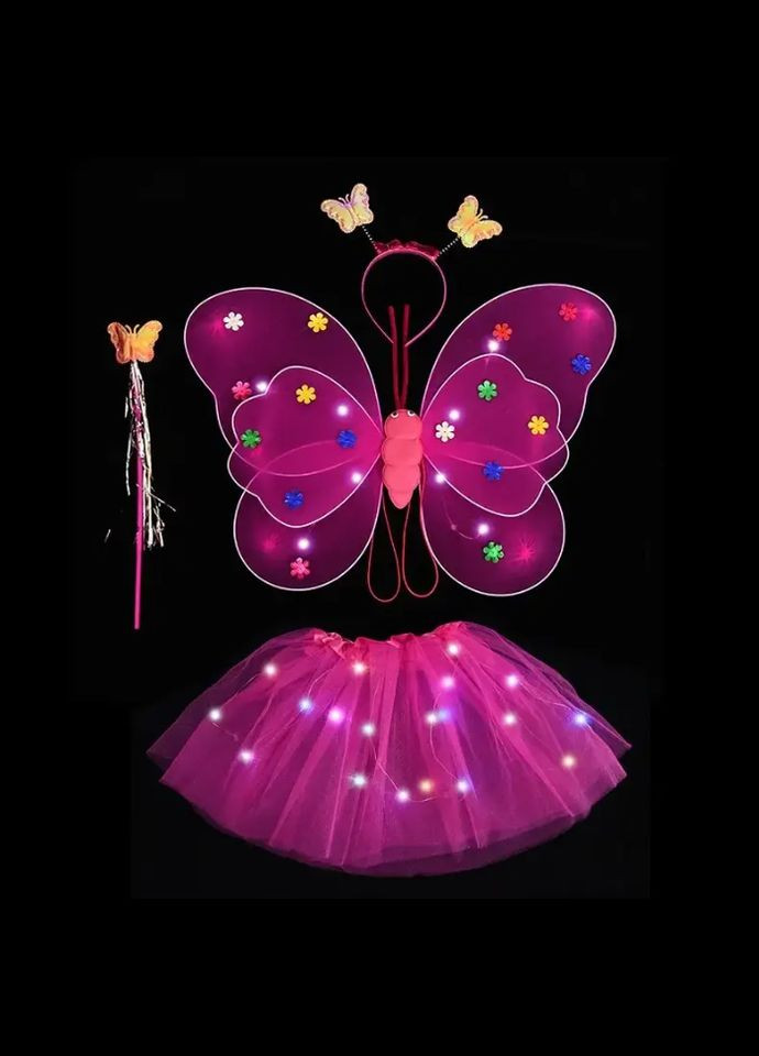 Дитяче вбрання Метелик з LED підсвічуванням. Карнавальний одяг дитячий. No Brand (292732515)