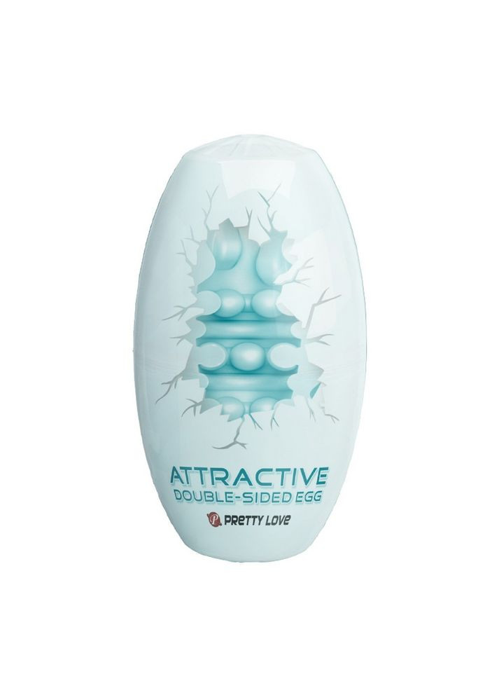 Мастурбатор яйце для чоловіків компактний TPR Бірюзовий Pretty Love (335400867)