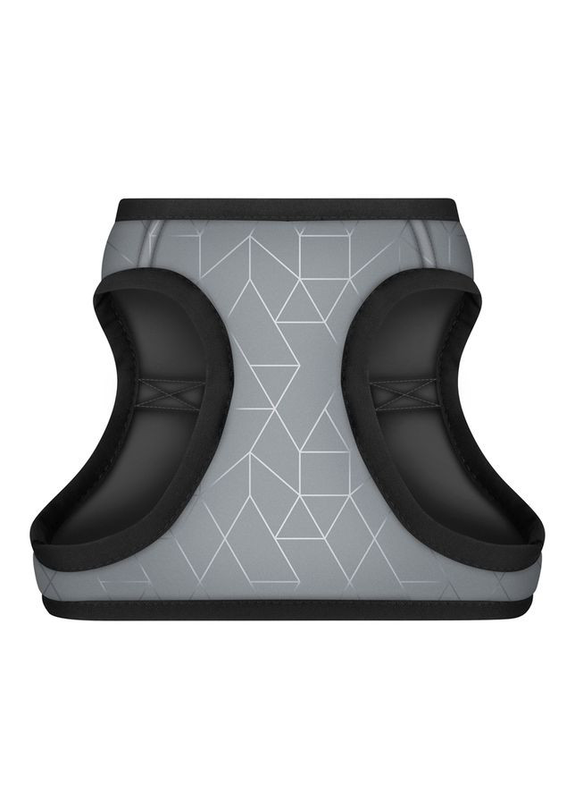 Шлея для собак м'яка Clothes c QR-паспортом, світловідбивна, B 46-50 см, C 43-45 см WAUDOG (326836842)