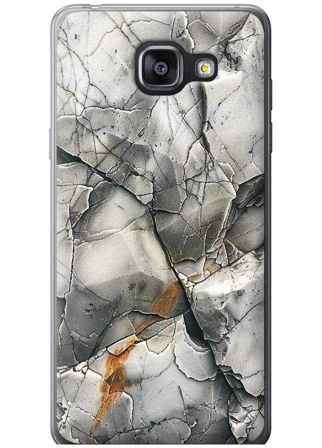 Силіконовий чохол 'Сірий мармур' для Endorphone Samsung Galaxy A5 (2016) A510F (285113348)