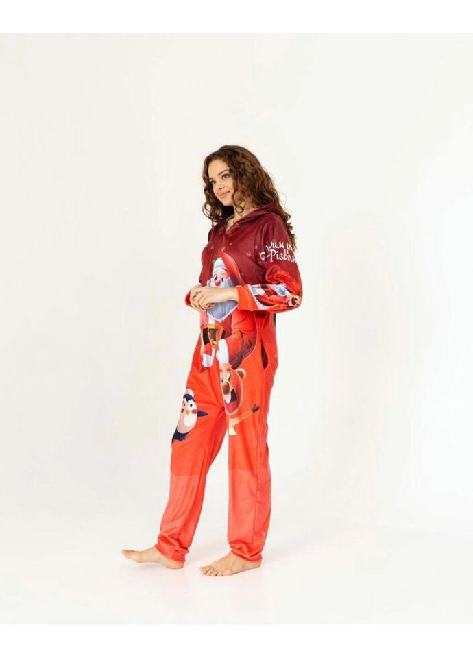 Кигуруми подростковое 3D Дед Мороз 3061, 2, 164 15319 164, см FlexDress (324623402)