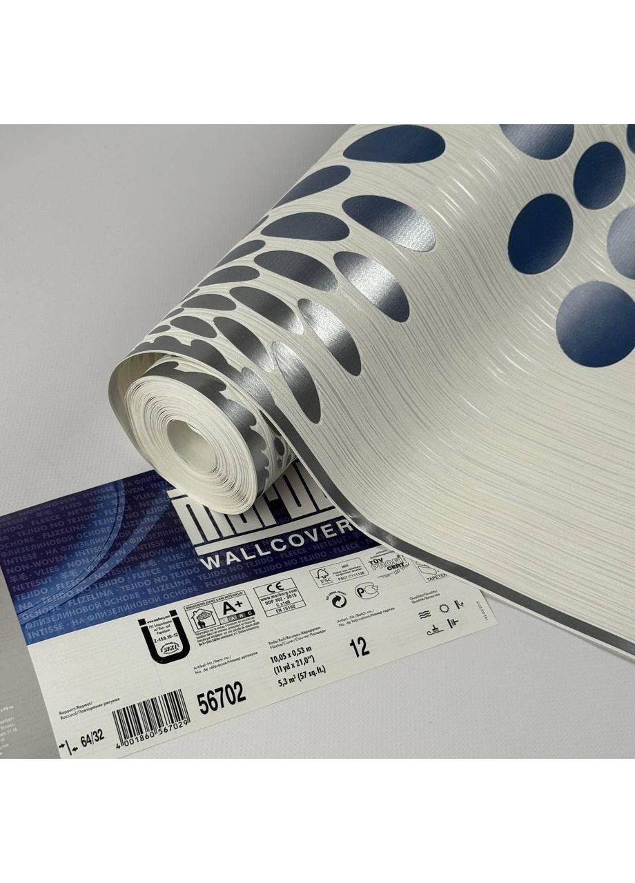 Шпалери вінілові на флізеліновій основі 56702 (0.53), рулон 10 м MARBURG (371776200)