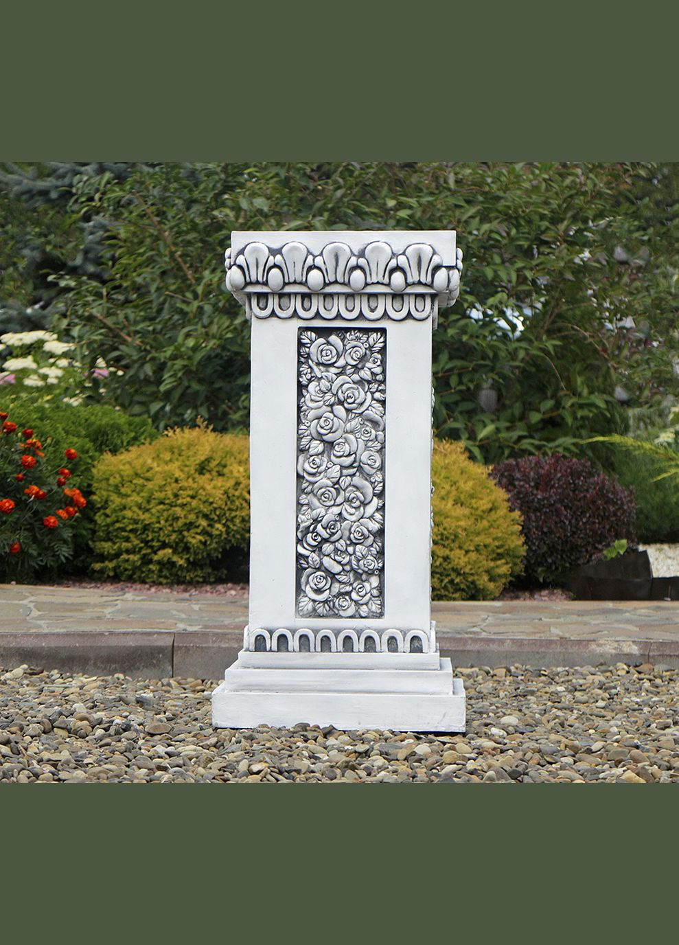 Садова скульптура Колона квадратна велика 76х39х39 см (ССП12090 ) Гранд Презент (284419166)