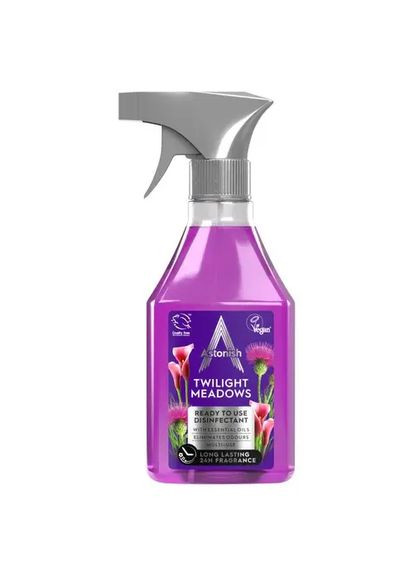 Спрей для дезінфекції,ароматизації та чищення Twilight Meadows 550 мл Astonish (351902739)