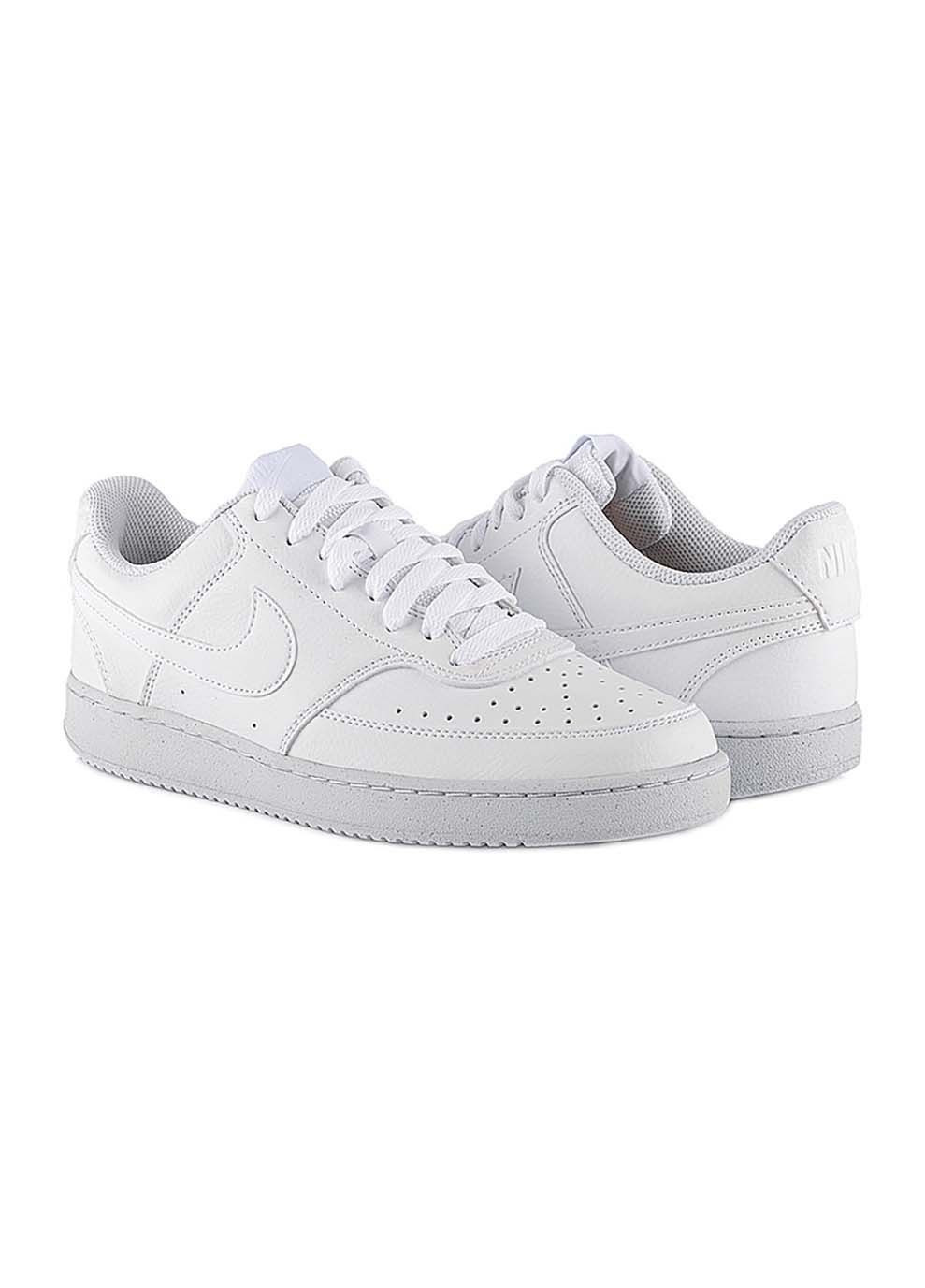 Белые демисезонные мужские кроссовки court vision lo be белый Nike