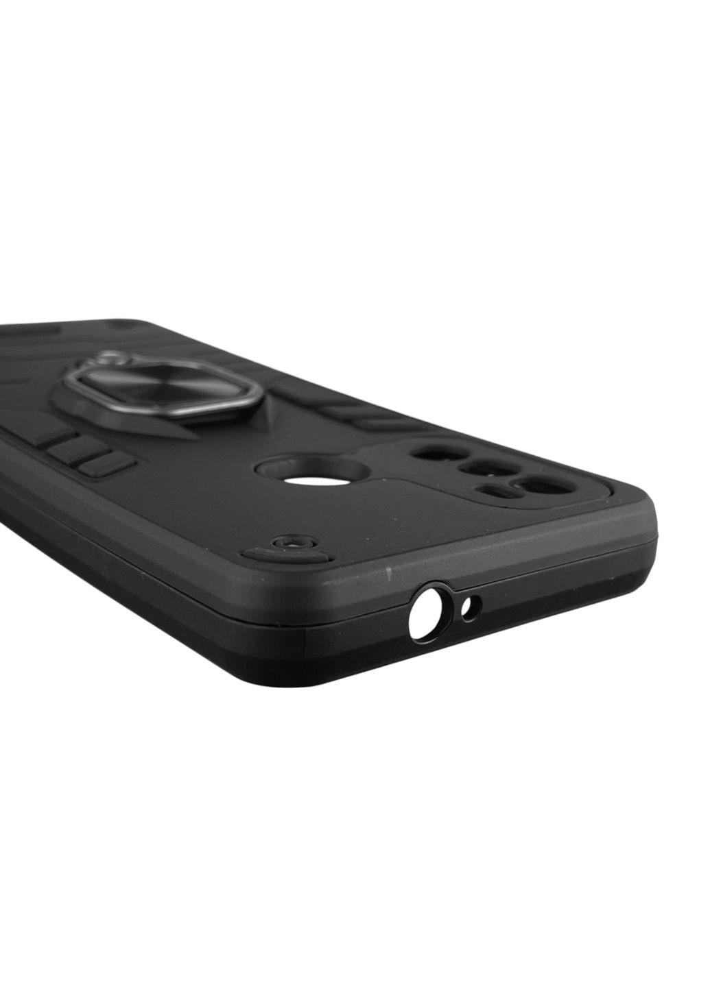 Чохол для телефона G40 броньований з магнітним кільцем-тримачем на моторола г40 чорний Motorola (366230147)