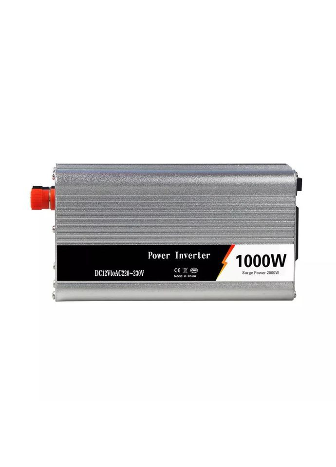 Перетворювач напруги модифіована синусоїда інвертор AC/DC 12V-220V 1000W UKC Power Inverter Silver ORIGINAL (302975714)