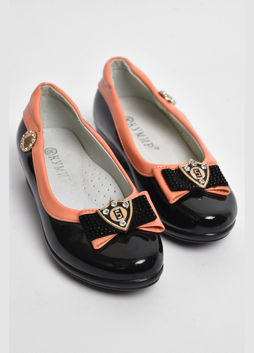 Туфлі для дівчинки чорного кольору Let's Shop (289456863)