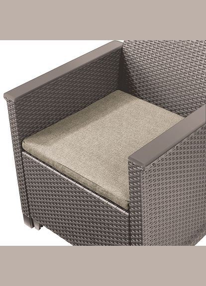 Комплект садовой мебели Emma 3 seater set, стол-сундук, бежевый Keter (329407588)