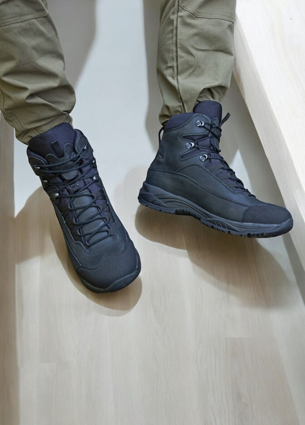 Берці Демісезонні Тактичні жіночі. 36-47р Чорні. Легкі та зручні! STDF-2114 No Brand (301148000)