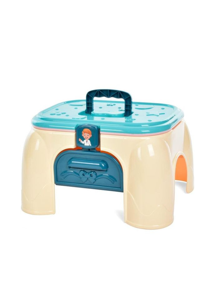 Детский игрушечный набор врача DK666-12D, стаканы, баночки, пробирки. No Brand (362568581)