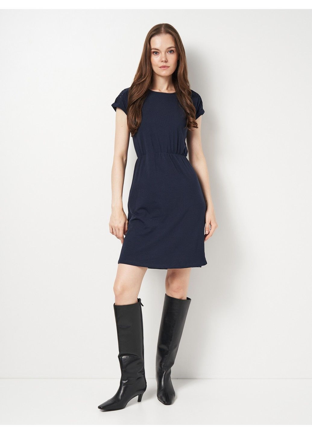 Темно-синя кежуал сукня Esmara однотонна