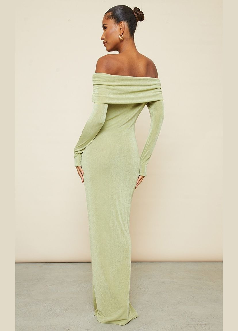 Оливковое платье PrettyLittleThing