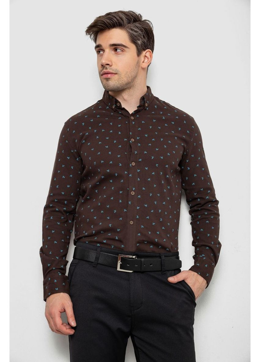 Коричневая рубашка Ager