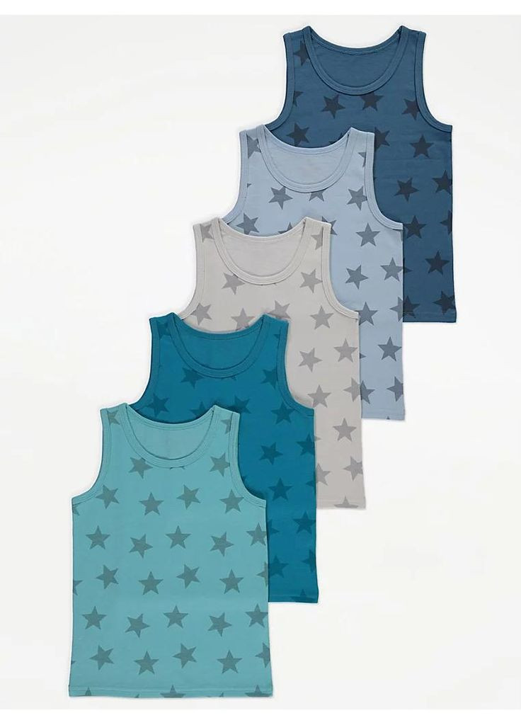 Набір дитячих майок 5 шт для хлопчика Різнобарвні (25102309) George (365777165)