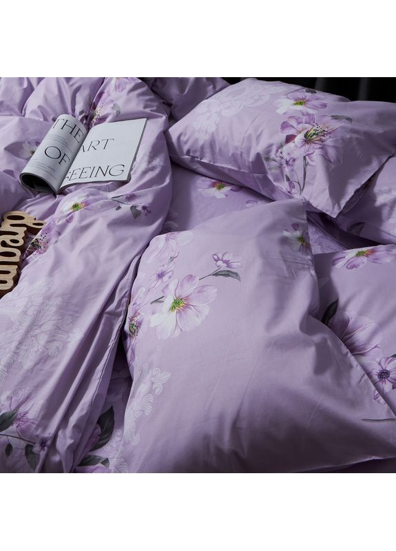 Комплект постельного белья Satin Elit «» Полуторный 143х210 наволочки 2х70х70 (MS-820008347) Moon&Star Floral Mist (356113371)