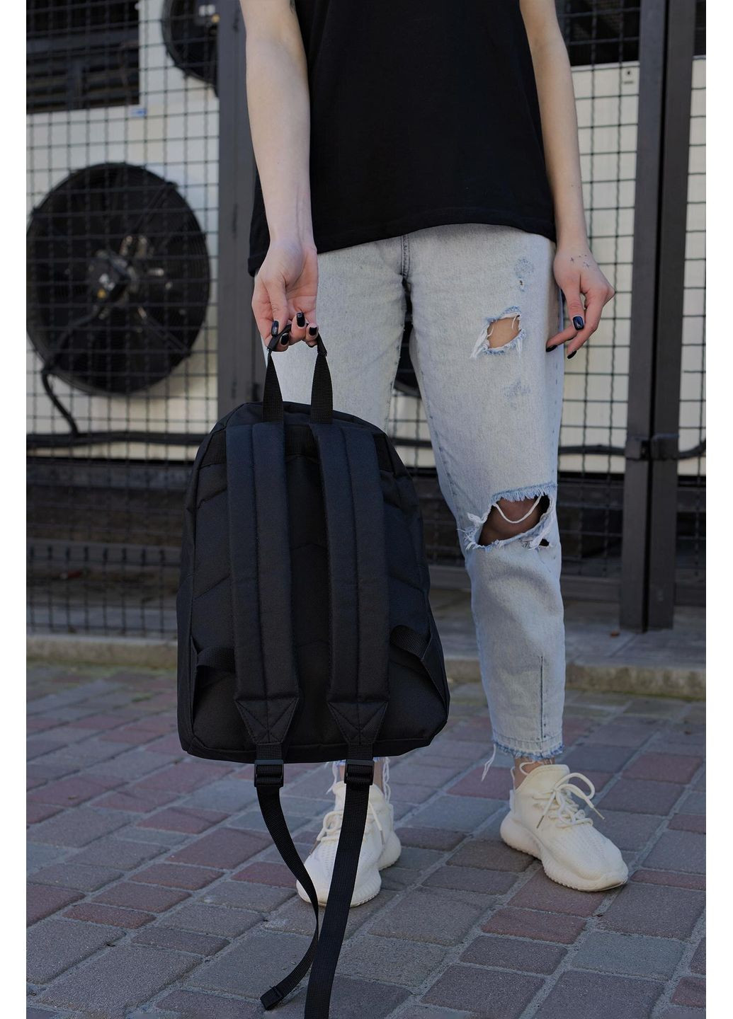 Женский Повседневный Рюкзак Школьный Compact С Принтом Lover Black Without (360641748)