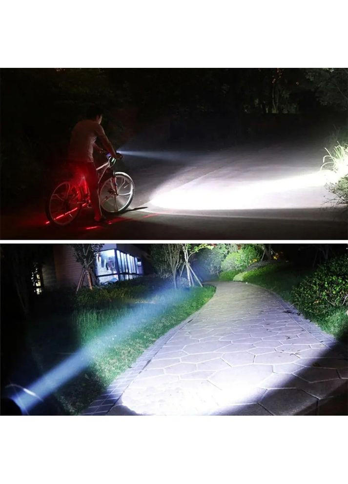 Велосипедний ліхтар 2в1 з мигалкою COB, BL-908/Вілофара на кермо/ Фара для велосипеда X-Balog (371372328)