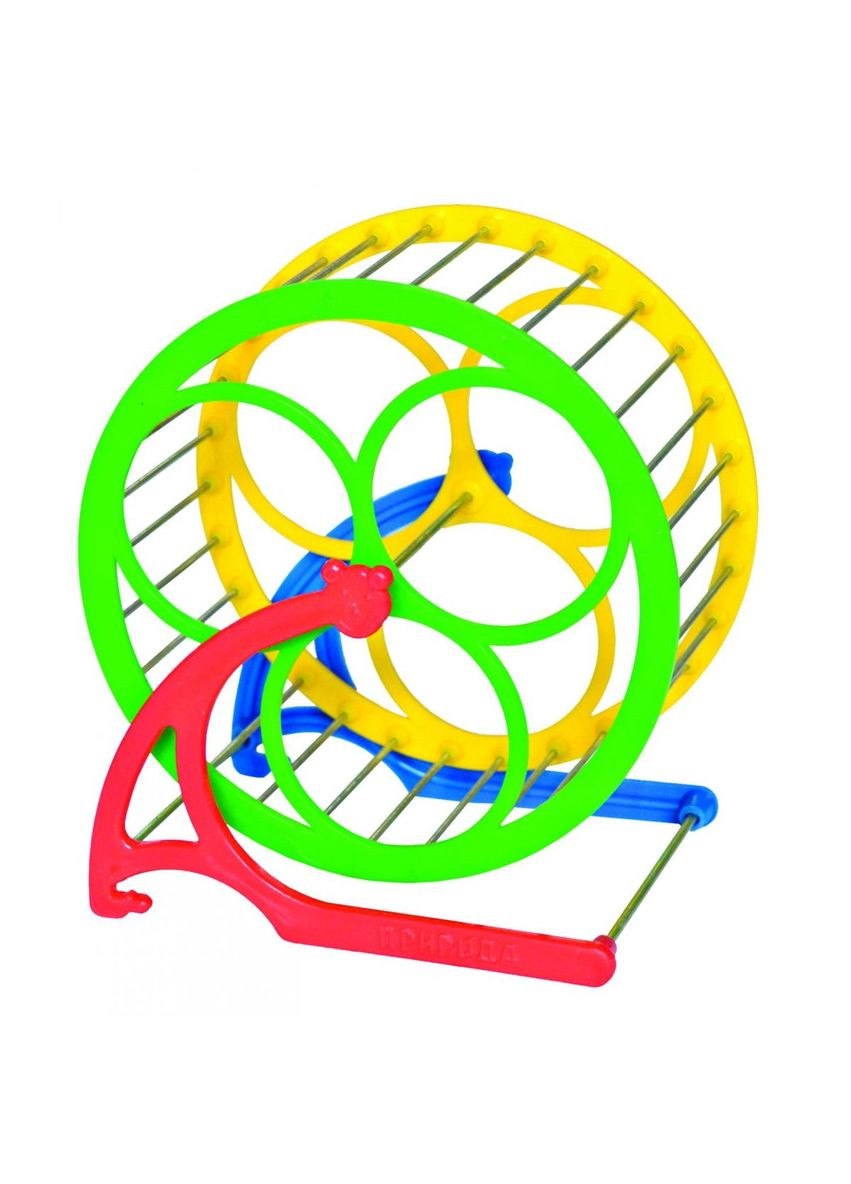 Беговое колесо для грызунов пластик, 14см Природа (292395680)