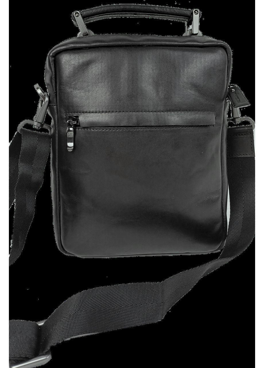 Чоловіча шкіряна сумка, борсетка чорна Mykhail Ikhtyar (365598745)