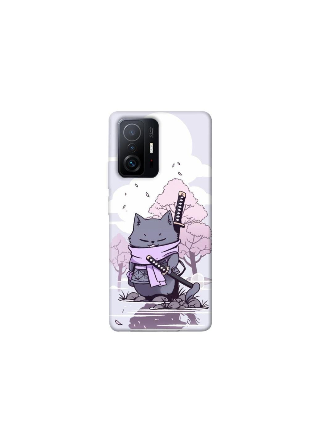 Чехол на Xiaomi 11T / 11T Pro Samurai cat Frontalka (352203166)