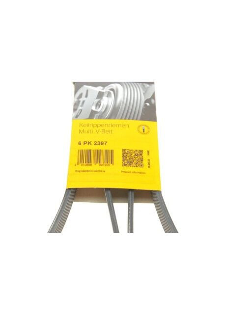 Ремень генератора MB Vito (W639)/Sprinter 906 M272/M273 CONTINENTAL 6PK2397 RU63 ContiTech (366206642)