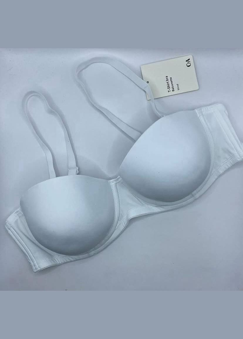 Белый бюстгальтер женский C&A с косточками