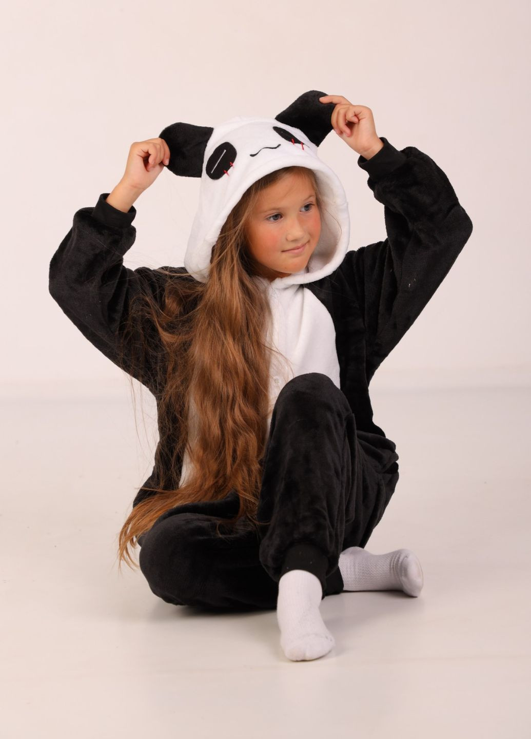 Детское кигуруми Панда аниме с капюшоном и карманами My Kigu (365247872)