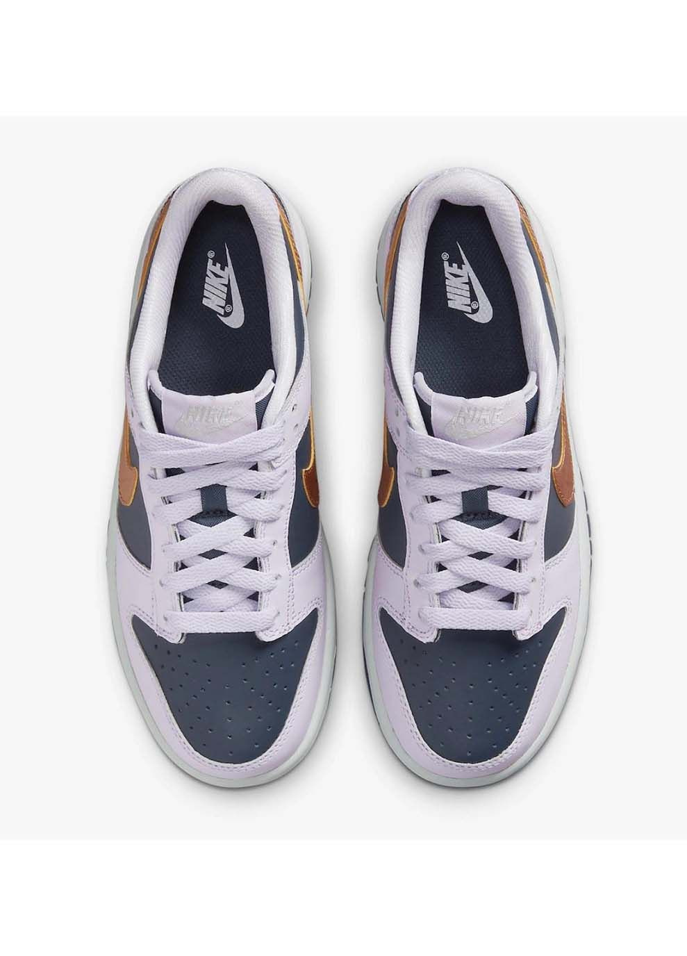 Сірі Осінні дитячі кросівки dunk low se 1 сірий Nike