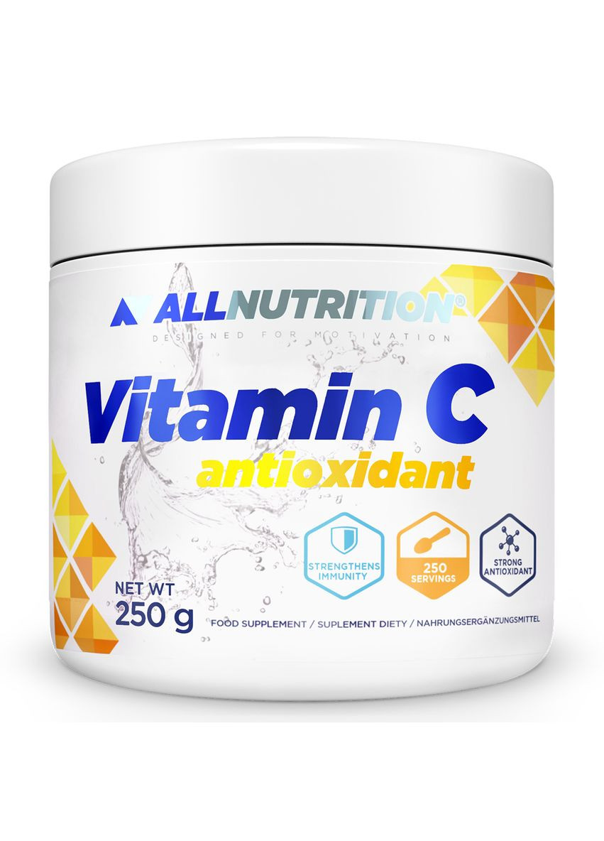 Вітамін С у формі порошка Vitamin C Antioxidant 250 г Allnutrition (365806791)