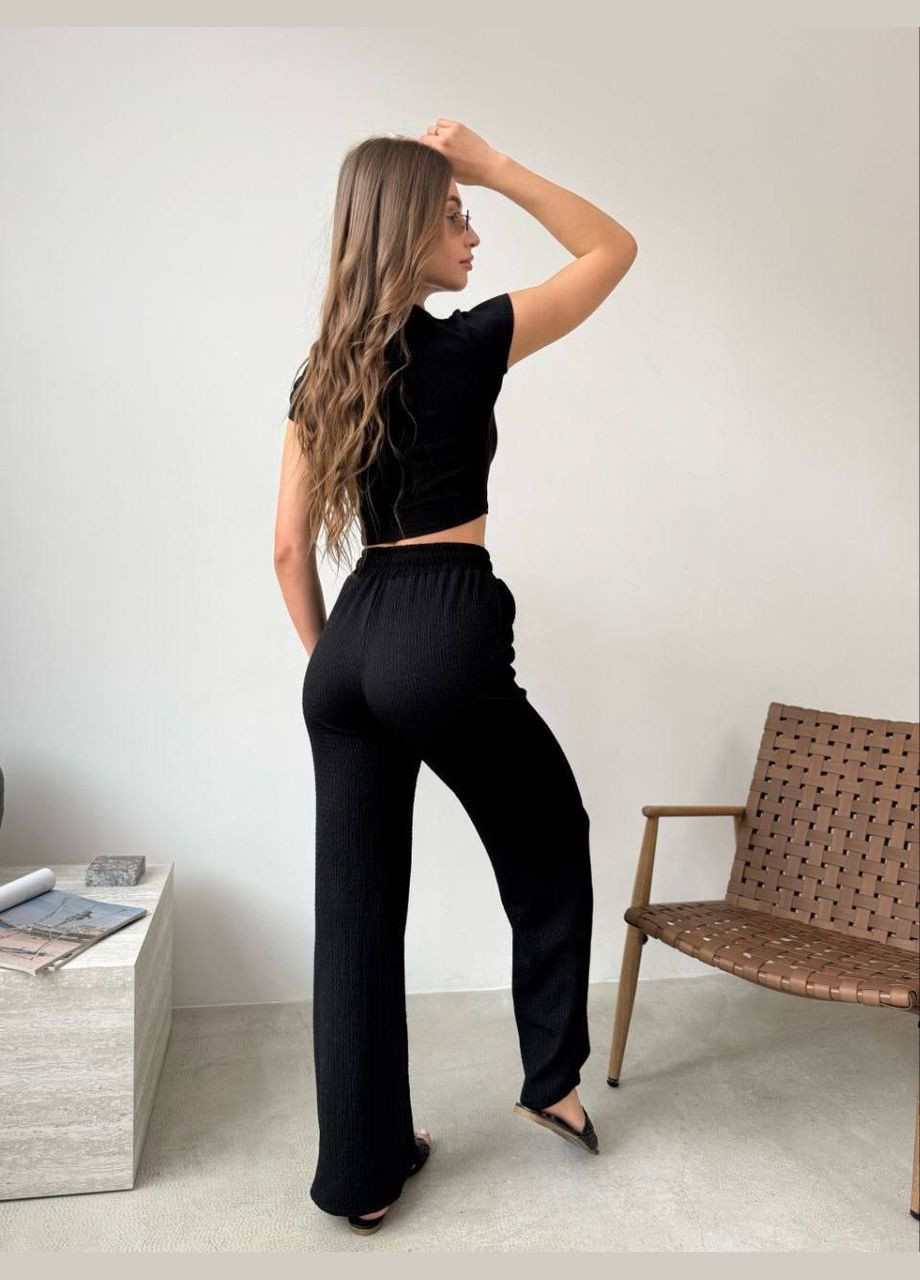 Брюки палаццо Ткань: Vaflinè (Турция) No Brand (332955308)