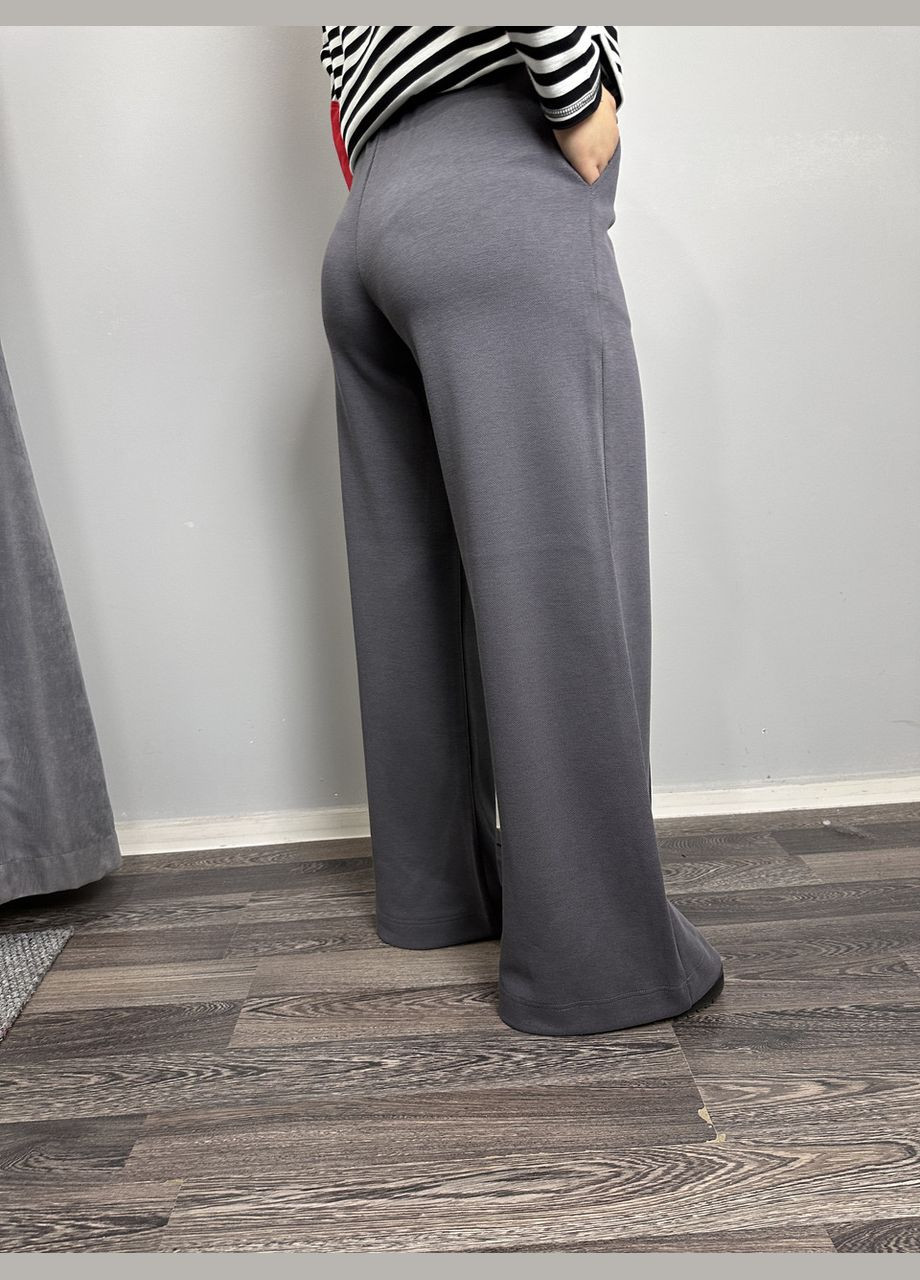 Серый женский брюки женские серые трикотажные mkkc9009-1 Modna KAZKA - всесезон