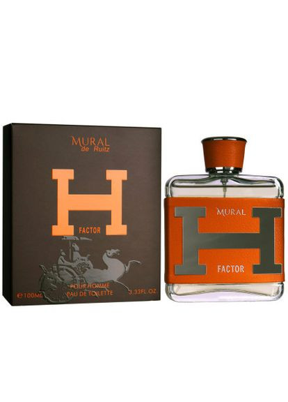 Чоловіча туалетна вода Mural H Factor 100 мл Mural De Ruitz (361340995)