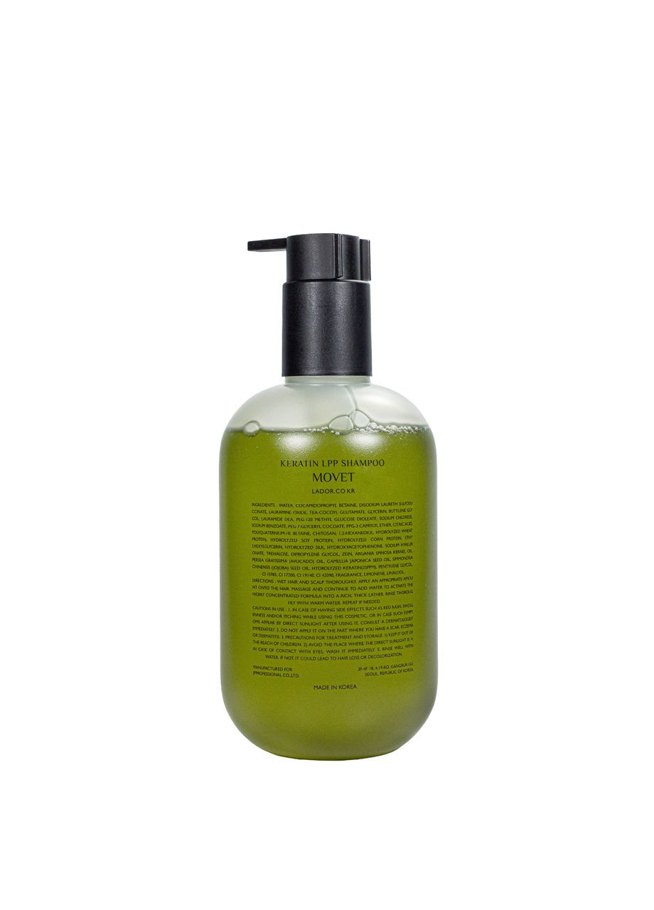 Шампунь для пошкодженого волосся Keratin LPP Shampoo Movet, 350 мл La'dor (317175156)