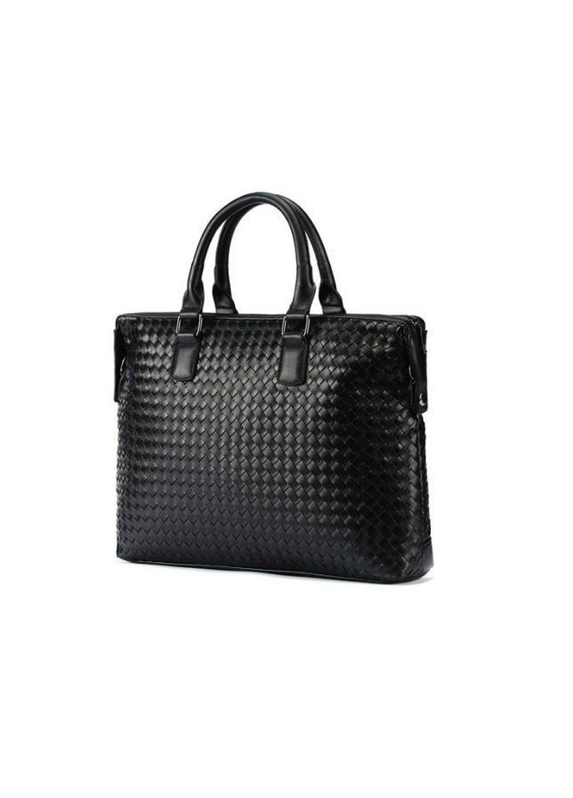 Мужской деловой портфель с экокожи плетеный с плечевым ремнем Eton (363021859)
