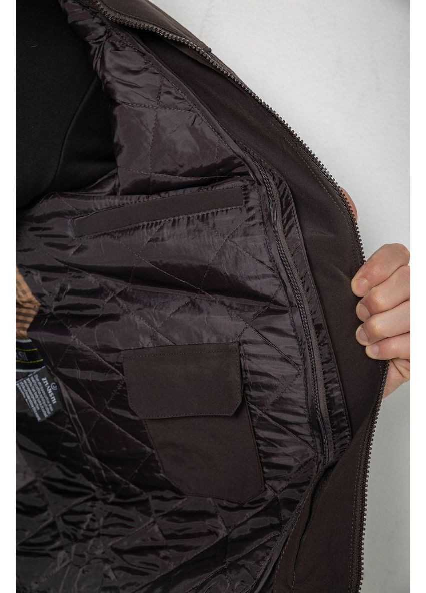 Темно-коричневая демисезонная куртка мужская демисезонная,, 244r1128 Ager