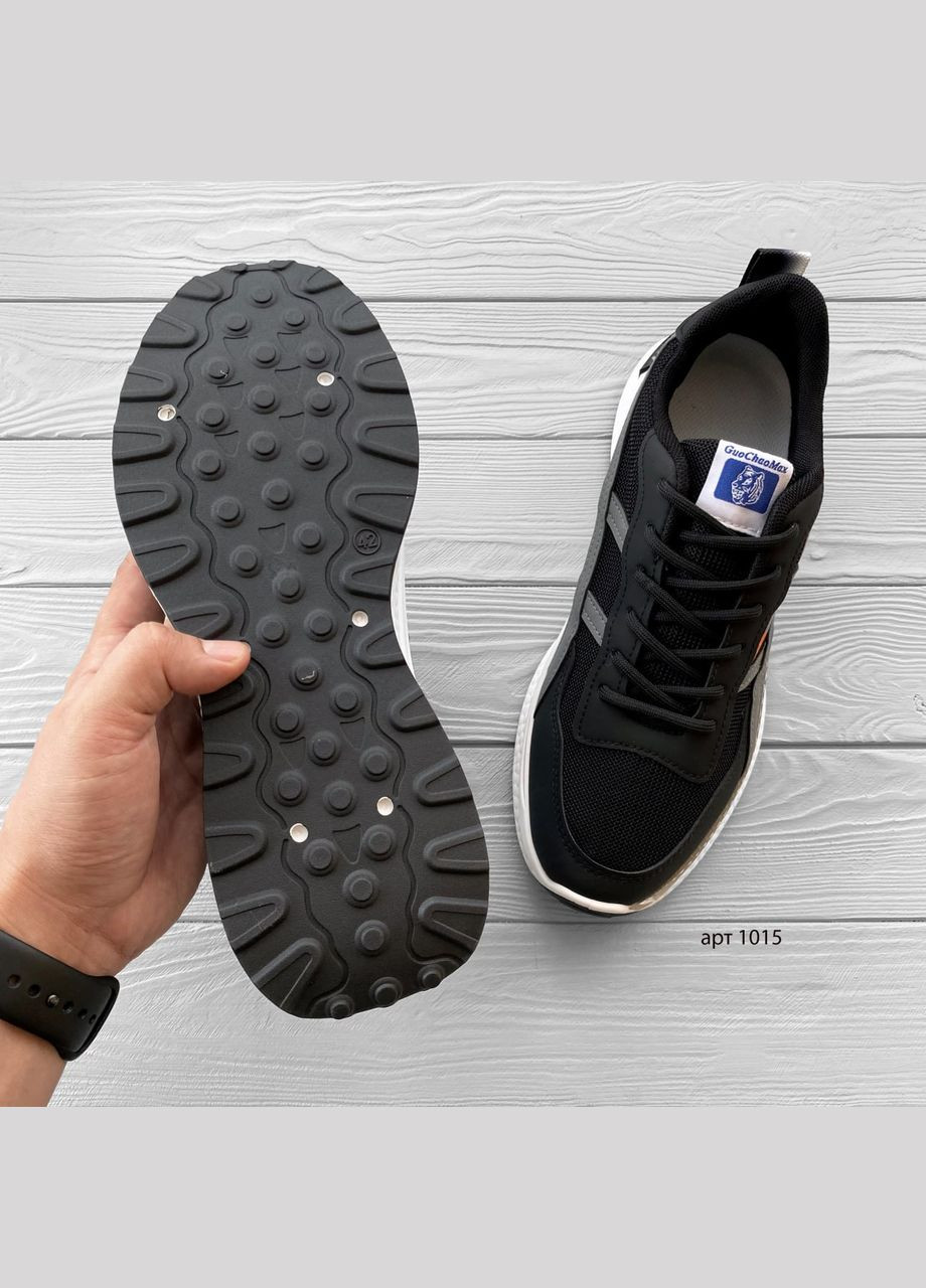 Черные демисезонные кроссовки мужские chaomax black No Brand