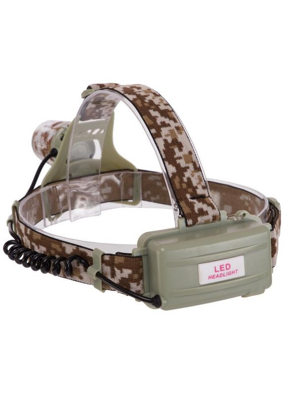 Фонарик налобный (пластик, на аккумуляторе 18650, Камуфляж Marpat) (SY-8065M_Камуфляж Marpat) SP-Sport (361436692)