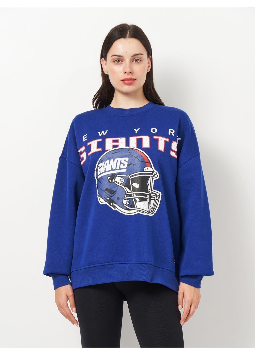 Синій світшот на флісі Primark логотип (362252080)