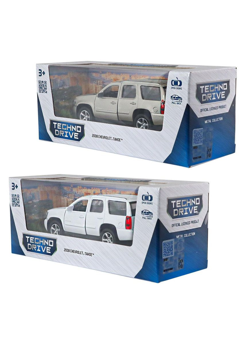 Автомодель - Chevrolet Tahoe 2008 (белый, серый) TechnoDrive (342752886)