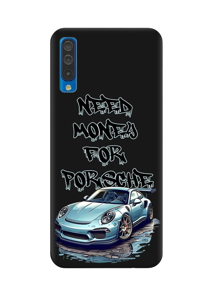 Матовий чорний чохол на Samsung Galaxy A50 (2019) A505/A30s:: Хочу Порше (принт 385) CASE CONTROL (360707806)
