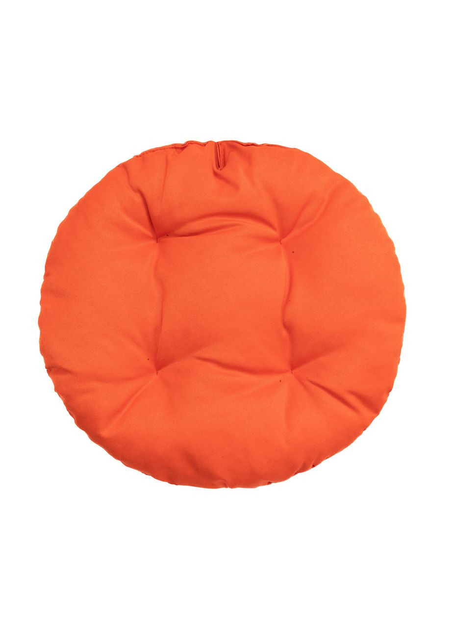 Подушка на стілець 45х8 см яскраво-помаранчевий No Brand (324828569)