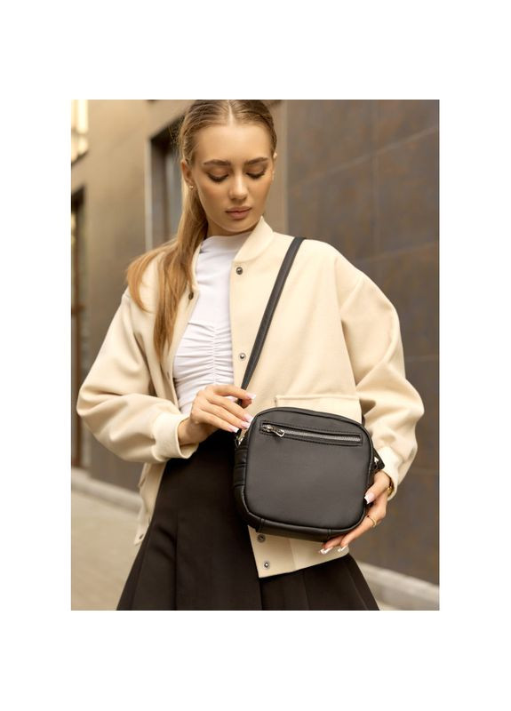 Жіноча сумка кроссбоді Bale SQS чорна Sambag (322870450)