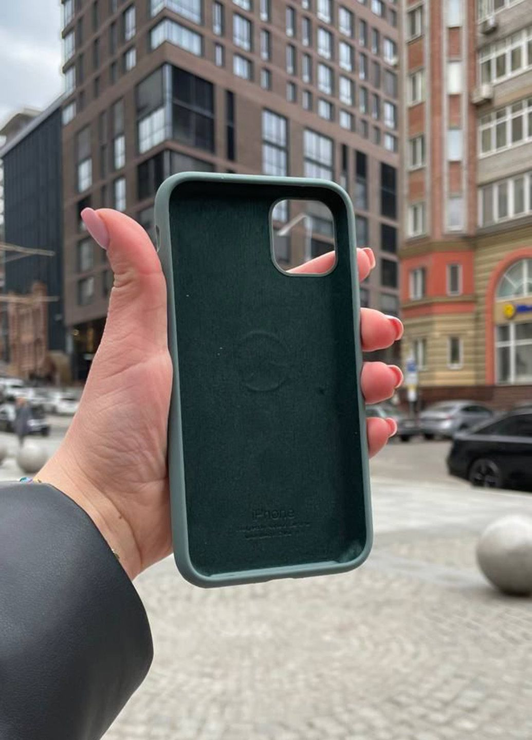 Чехол для iPhone 11 Pro зеленый Pine Green Silicone Case силикон кейс No Brand (289754125)