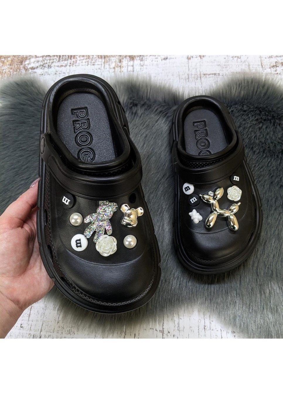 Крокси жіночі на платформі Progress (317211428)