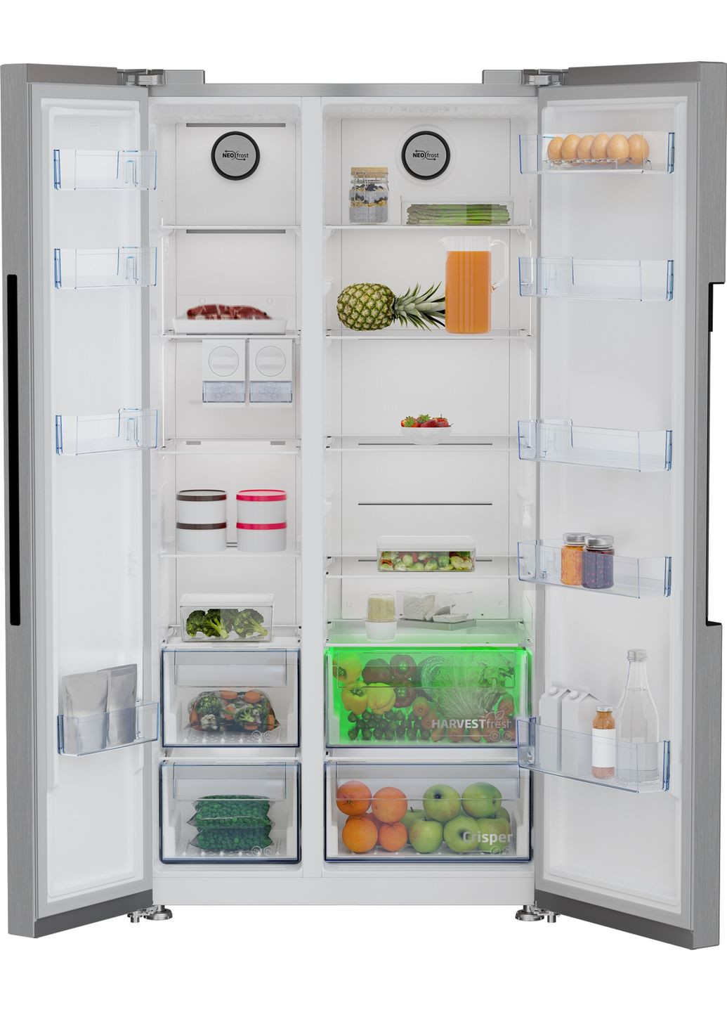 Холодильник SBS (GN164020XP) side-by-side BEKO