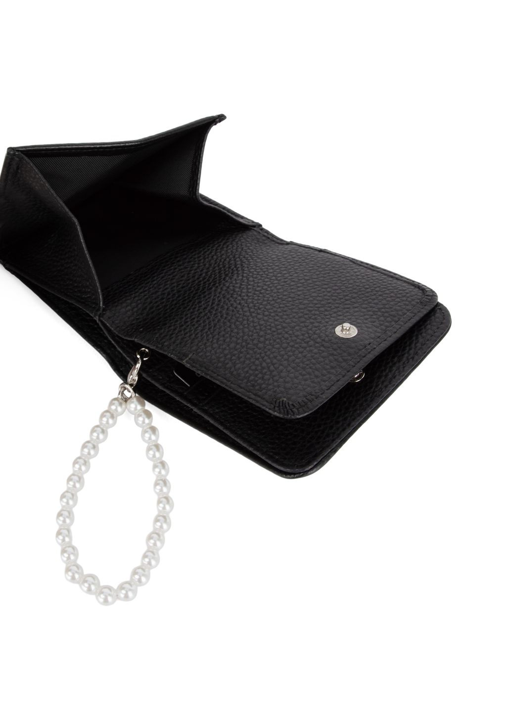 Гаманець жіночий маленький шкіряний Fuerdanni 1831-166 чорний HandyCover (365548090)