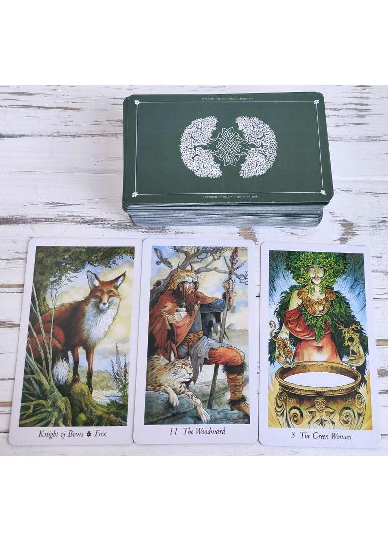 Подарунковий набір колода і книга Таро дикого лісу Wildwood Tarot No Brand (351372661)